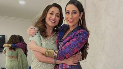 Dil Toh Pagal Hai Vibes Rise As Madhuri Dixit-Karishma Kapoor Pose On Instagram