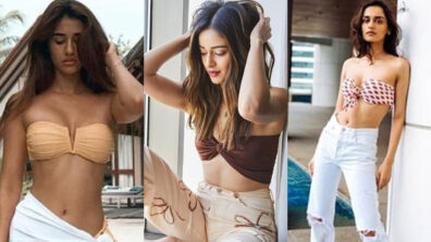 Disha Patani, Ananya Panday and Manushi Chillar set temperature soaring in strapless bralette, see pics