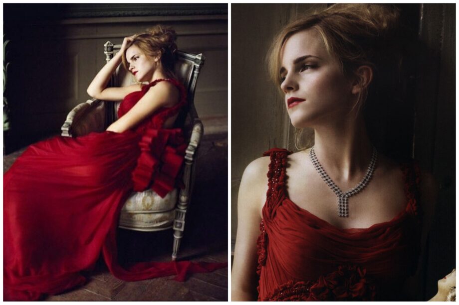 Emma Watson Vs Emma Roberts: The Battle Of The Red Dresses - 0