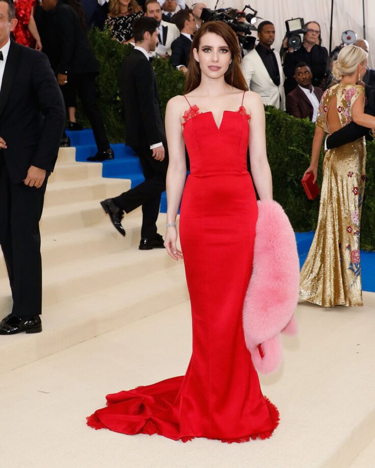 Emma Watson Vs Emma Roberts: The Battle Of The Red Dresses - 1