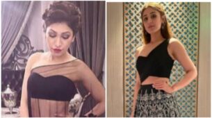 Faceoff: Dhvani Bhanushali In One-Shoulder Black Choli Or Tulsi Kumar In Black Tie-Dye Printed Lehenga: Who Wore It Better