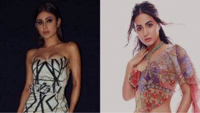 Fashion Faceoff: Mouni Roy and Hina Khan make a case with designer ensembles, see photos