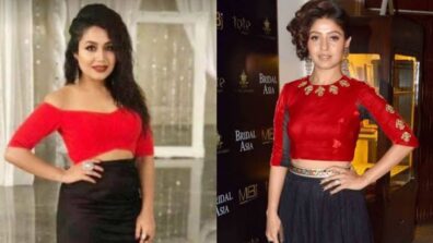 Fashion Faceoff- Neha Kakkar Vs Sunidhi Chauhan: Who Styled The Red Top And Black Skirt The Best?