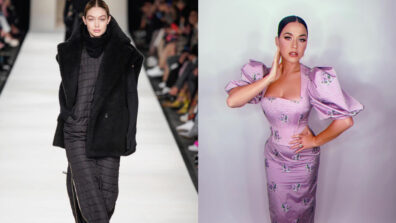 Fashion Month: Gigi Hadid shines in red bodycon high-chic dress, Katy Perry vibes like queen in lilac corset dress