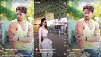 Fitspiration: Tiger Shroff flaunts his flexed chiselled abs, Disha Patani shows off her toned midriff in white tracksuit at airport