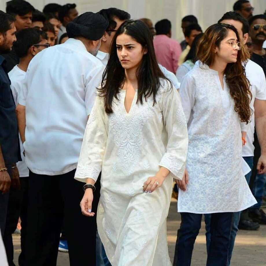 From A Simple White Kurti To A Stunning Black Dress: Ananya Panday Knocks Out Every Pattern - 0