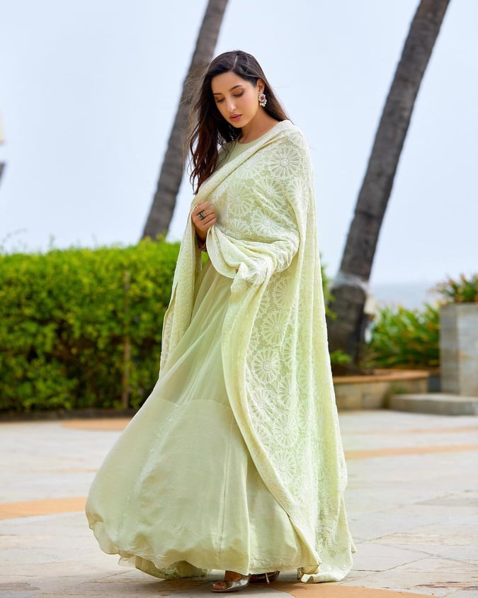 From Alia Bhatt To Sonam Kapoor: Anarkali Set In The Shade On Green Look Stunning On These Stars - 4