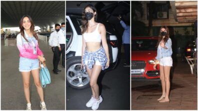 From Ananya Panday To Kiara Advani: Denim Jackets Worn With Denim Shorts Are All The Rage In B-Town