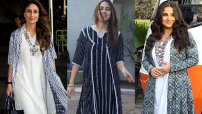 From Kareena Kapoor to Sara Ali Khan and Vidya Balan: B-Town divas we love to watch in kurti with jacket style