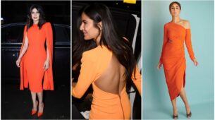 From Katrina Kaif To Kareena Kapoor, Here Are Best Orange Bodycon Dress Moments