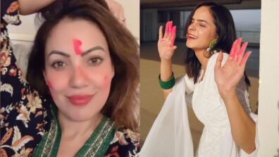 From Lazy To Happy: Different moods of TMKOC babes Munmun Dutta and Palak Sindhwani during Holi