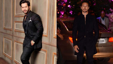 From Varun Dhawan To Tiger Shroff: Actors Who Flaunt In Black Attire