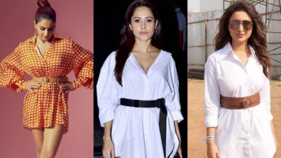 Genelia D’Souza, Nushrratt Bharucchha, Parineeti Chopra and cotton mini shirt dresses, a quintessential visual delight