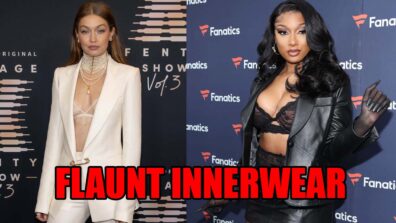 Gigi Hadid To Megan Thee Stallion: Hollywood Beauties Showing Ways To Flaunt Innerwear