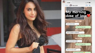 Good Morning Baby…: Surbhi Jyoti’s personal WhatsApp chat screenshot leaked, you will be shocked to read full conversation