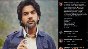 Guns And Gulaabs: Rajkummar Rao shares first look, wife Patralekhaa, Vicky Kaushal and Bhumi Pednekar shower love