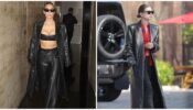 Hailey Bieber Or Kim Kardashian: Who Styled In Black Leather Jacket The Best?