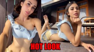 Hot Picture Alert: Mouni Roy flaunts her perfect hourglass figure in blue bikini, fans sweat
