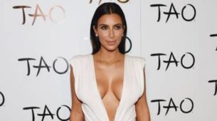 Hottest Trend: Kim Kardashian Oozes Oomph In Plunging Neckline Dresses; See Pics