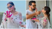 How Cute: Rubina Dilaik and Abhinav Shukla colour each other in most romantic manner, see pics