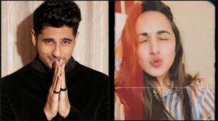 How Cute: Sidharth Malhotra celebrates 600M views of Raataan Lambiyan, Kiara Advani gives flying kiss