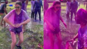 Ik Junoon (Paint It Red): Hansika Motwani enjoys Holi in baggy clothes and hot pants, see viral video