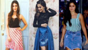 In love with asymmetrical skirts? Kriti Sanon, Taapsee Pannu and Katrina Kaif are here to guide your vogue game
