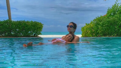 In Pic: Aishwarya Rai Bachchan-Aaradhya Bachchan were recently spotted chilling in pool, this Summer