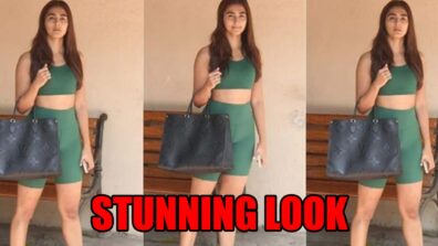 It’s Haryali All Around As Pooja Hegde Flaunts Stunning Look In Green Cycling Shorts