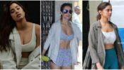 Janhvi Kapoor, Deepika Padukone and Malaika Arora spruce it up in sports bras and baggy shirt