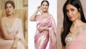 Janhvi Kapoor Vs Madhuri Dixit Vs Katrina Kaif: Whose Soft Pink Saree Would You Steal? Vote Now