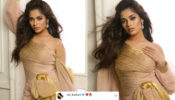 Jannat Zubair oozes with fire in this beige glittery mini outfit, Ritika Badiani has something to say