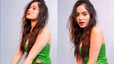 Jannat Zubair turns heads in her satin green pantsuit, watch video