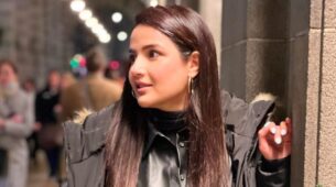 Jasmin Bhasin is oozing with fire in black winter avatar, pictures inside