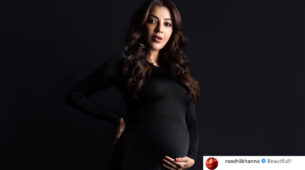Kajal Aggarwal flaunts beautiful ‘baby bump’ in black outfit, BFF Raashi Khanna calls her ‘beautiful’