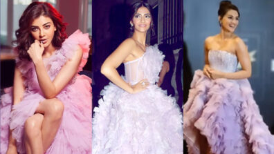 Kajal Aggarwal, Sonam Kapoor and Kriti Sanon are irresistible beauties in lilac tulle gown, see viral pics