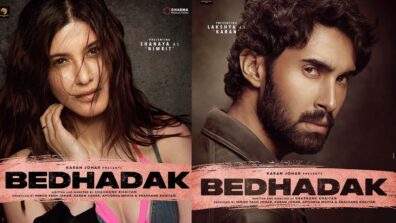 Karan Johar reveals the first look of debutants Shanaya Kapoor and Lakshya in Bedhadak