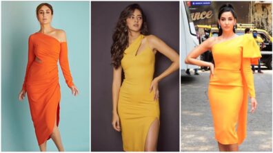 Kareena Kapoor, Ananya Panday and Nora Fatehi show fashionistas how to rock in one-shoulder midi outfit, take cues