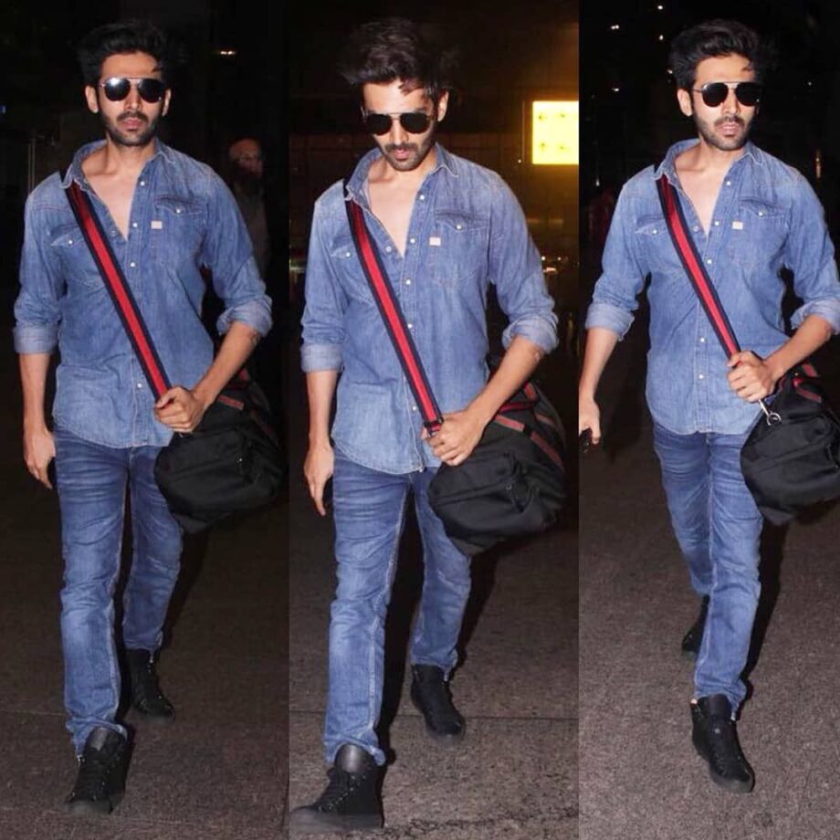 Kartik Aaryan Airport Fashion Game Is Stronger Than Anyone Else, Take A Look - 2