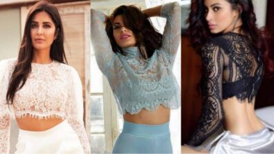 Katrina Kaif, Jacqueline Fernandez and Mouni Roy ‘dare to bare’ in transparent crop tops, are you sweating?