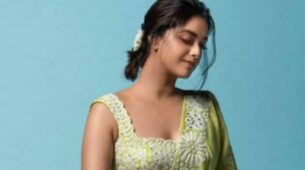 Keerthy Suresh Looks Befitting In Ghamza:  See Pics