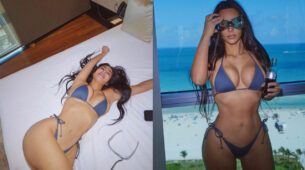 Kim Kardashian sets vogue game on fire in new strapless bikini, South divas Samantha Ruth Prabhu and Hansika Motwani approve style idea