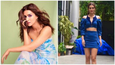 Kriti Sanon Loves Blue, Check Out Best Blue Dress Moments