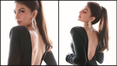 Lat Lag Gayi Baby: Jacqueline Fernandez gives high-chic sensuous vibes in black backless outfit, fans sweat