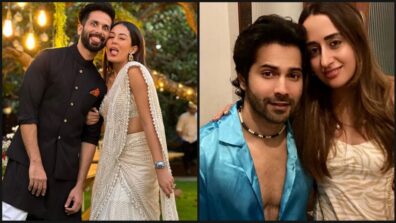 Looking for perfect couple poses together after marriage? Varun Dhawan-Natasha Dalal and Shahid Kapoor-Mira Rajput are your guide