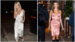 Looking For Some Slip Dress Styling Inspiration? Take A Page From Hailey Baldwin’s Book