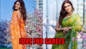 Love for sarees: Kriti Sanon sets temperature soaring in desi chiffon sarees, are you in love?