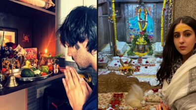 Maha Shivaratri: Kartik Aaryan and Sara Ali Khan pray to Lord Shiva, pics go viral