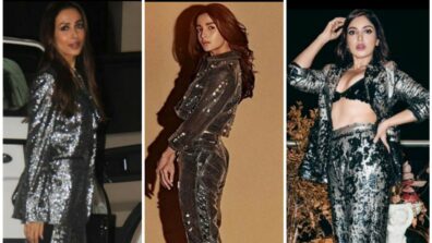 Malaika Arora, Alia Bhatt and Bhumi Pednekar set temperature soaring in gray sequin pantsuit, are you in love?