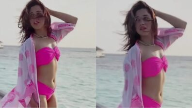 Maldives On Fire: Tamannaah Bhatia stabs hearts in pink bikini, fans stunned